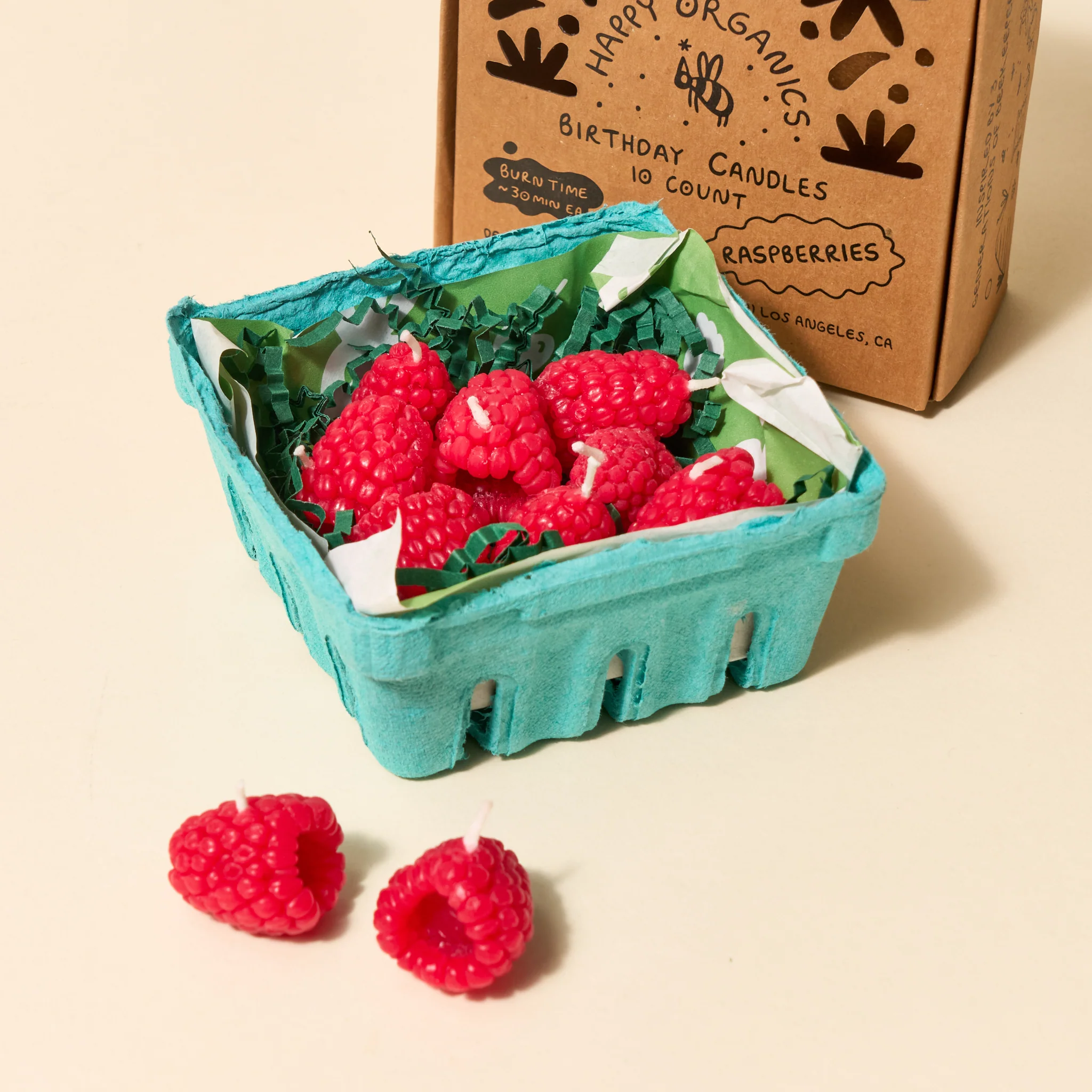 Beeswax Fruit Birthday Candles (Set of 10) - Image 5